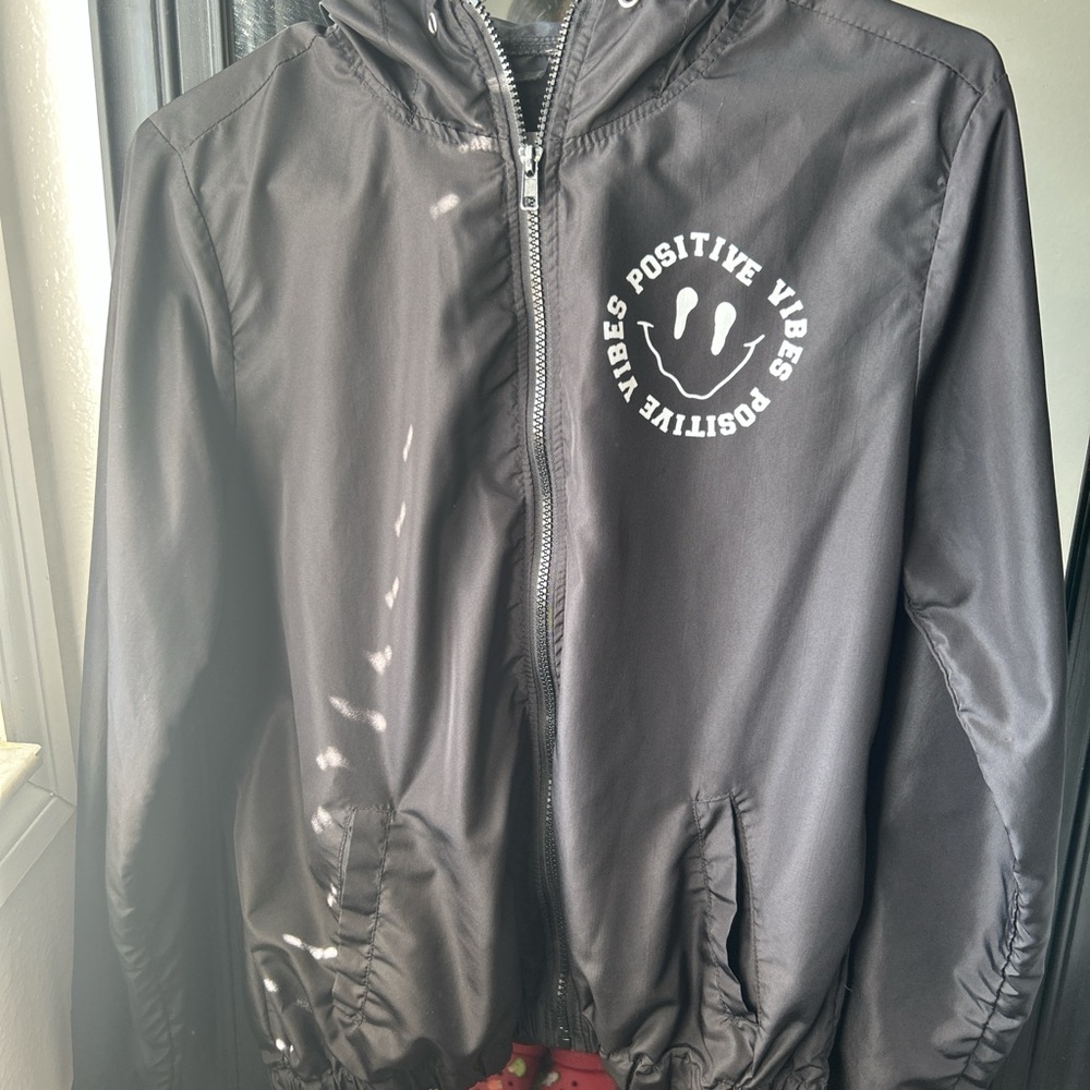 Black Positive Vibes Jacket